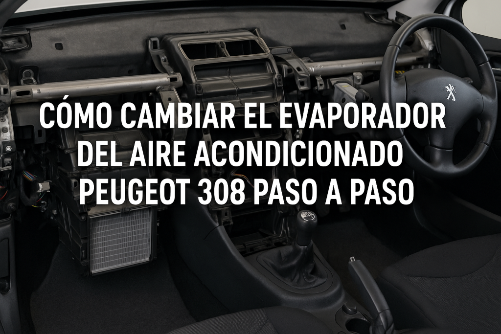 Cambiar el Evaporador del Aire Acondicionado Peugeot 308
