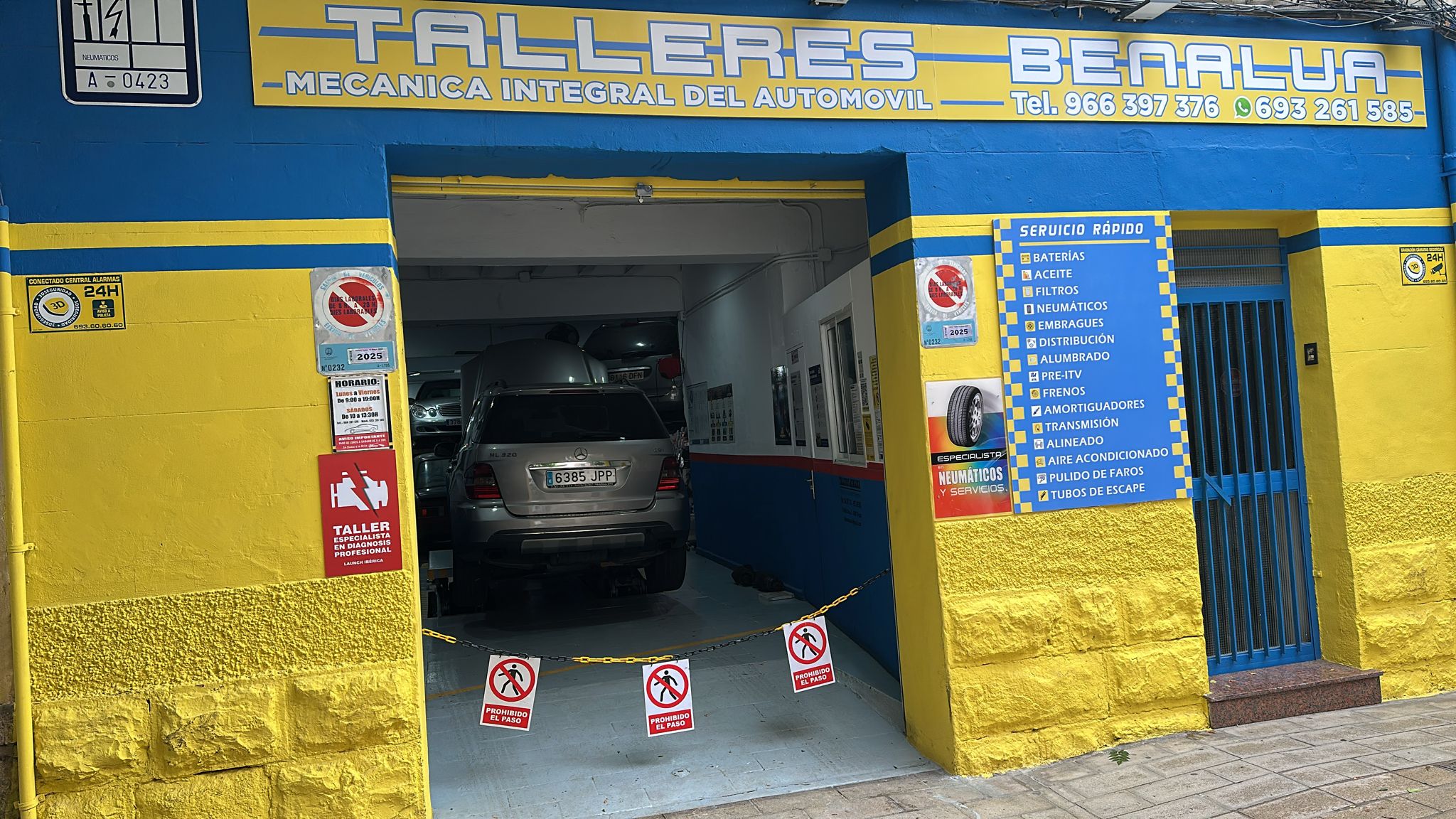 Instalaciones reales de Talleres Benalúa