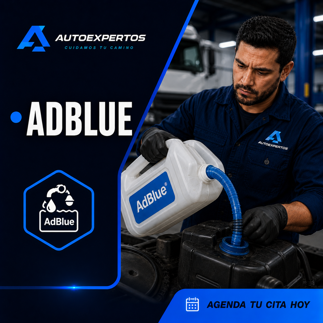 Sistema AdBlue y componentes de dosificación del vehículo