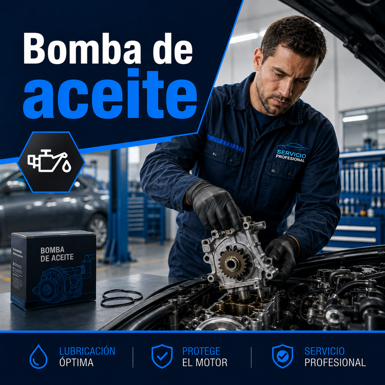 Bomba de aceite del motor