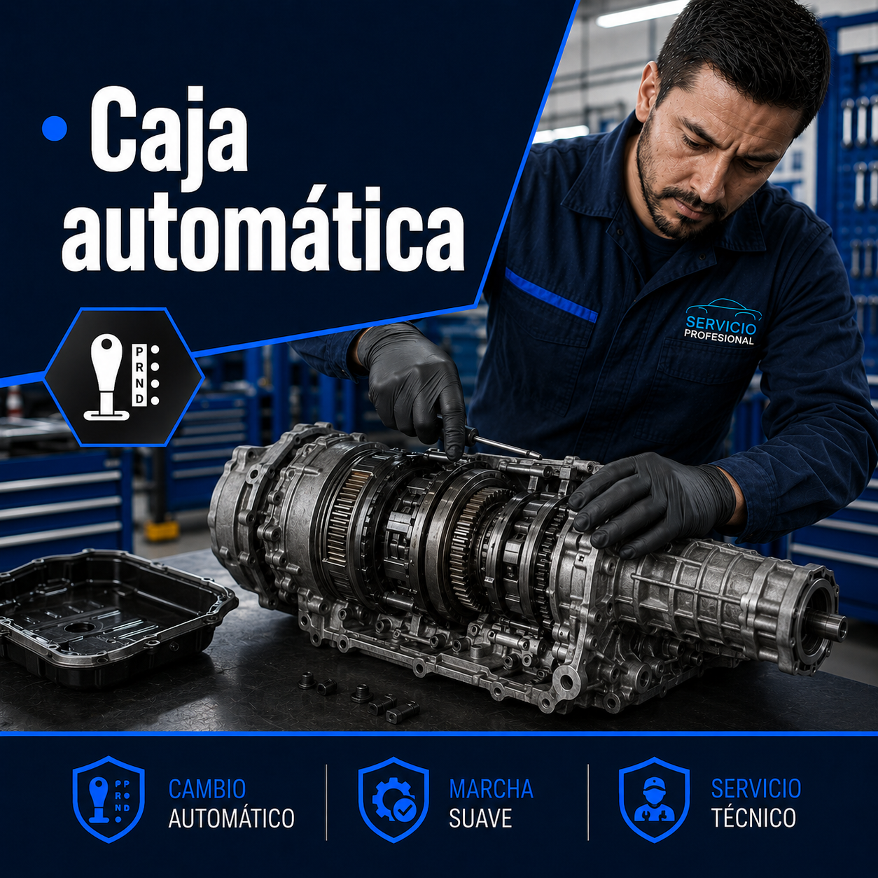 Revisión de caja automática en Talleres Benalúa Alicante