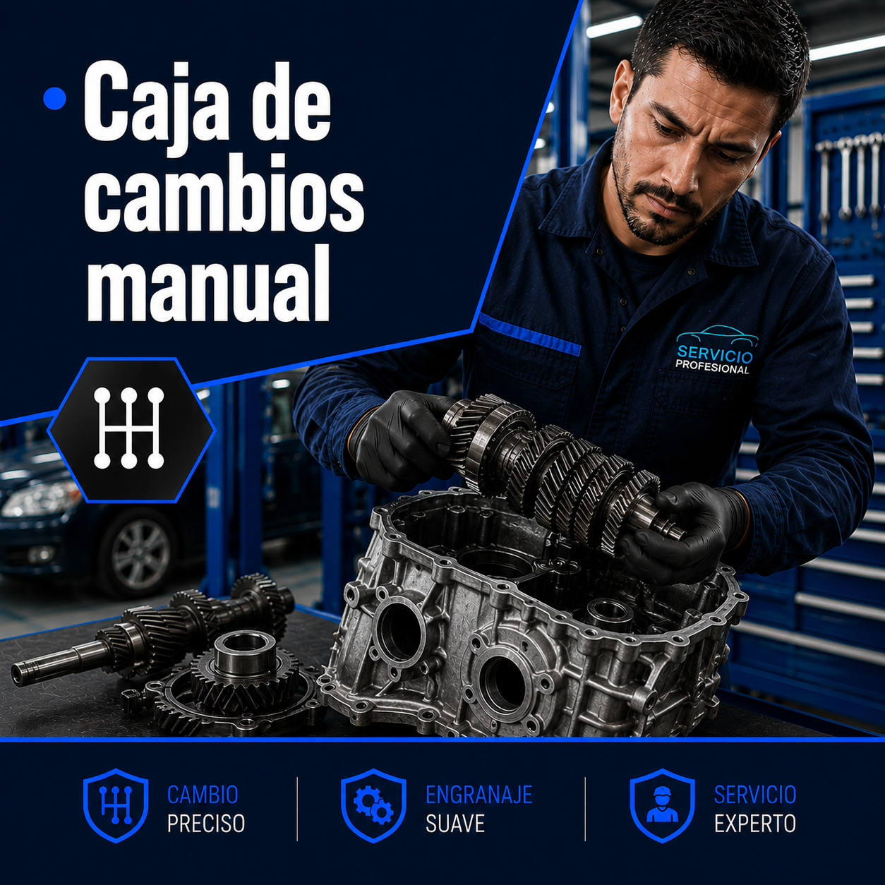 Reparación de caja de cambios manual en Alicante