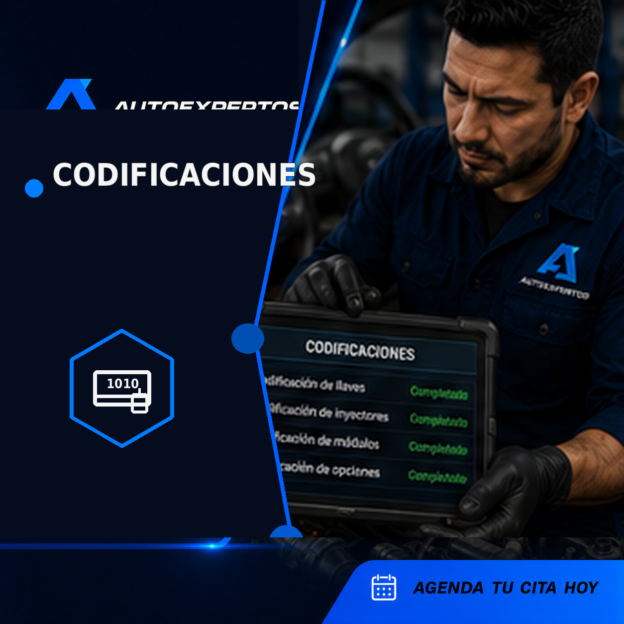Codificación de funciones y configuración de una centralita