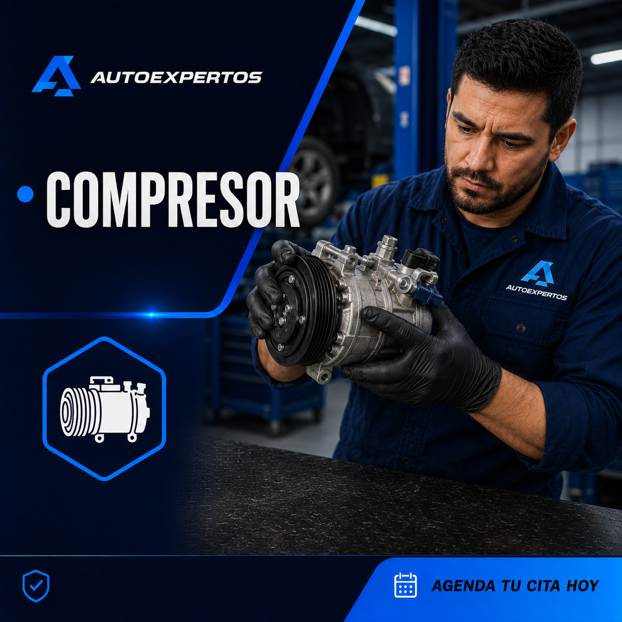 Compresor de aire acondicionado para automóvil