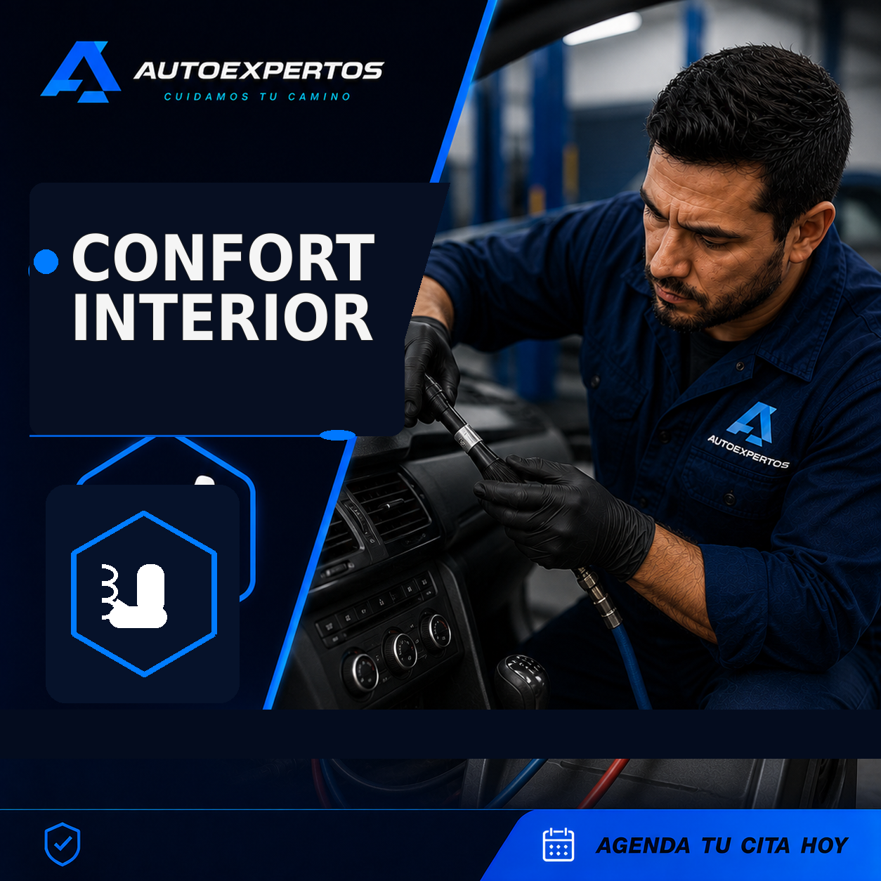 Confort interior y desinfección del sistema de climatización