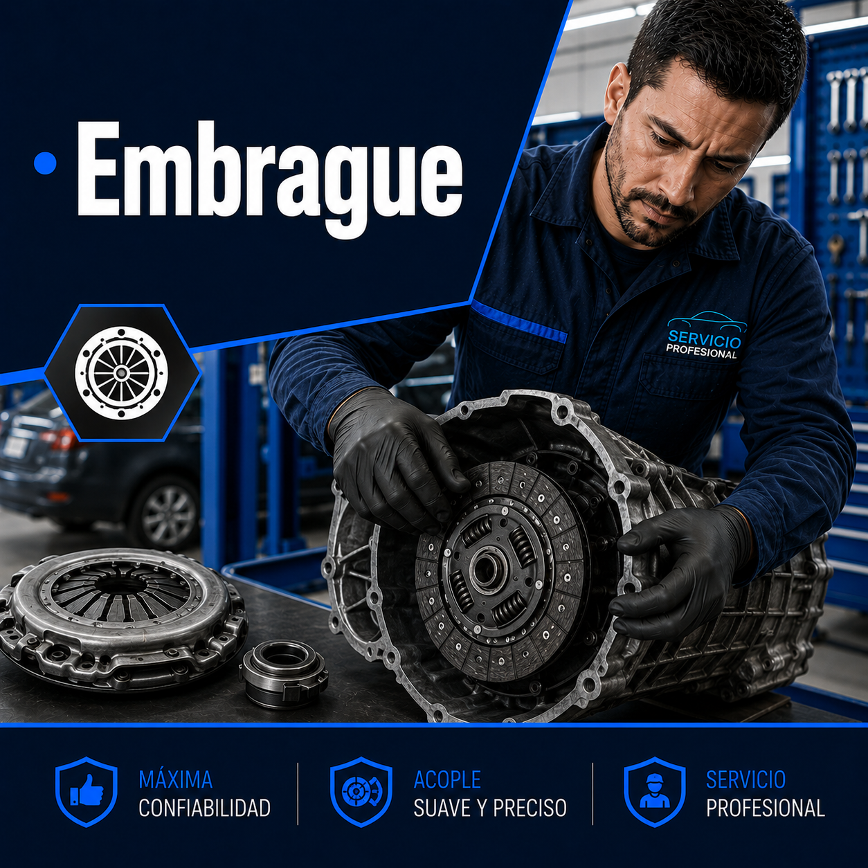 Cambio de embrague en Alicante en Talleres Benalúa
