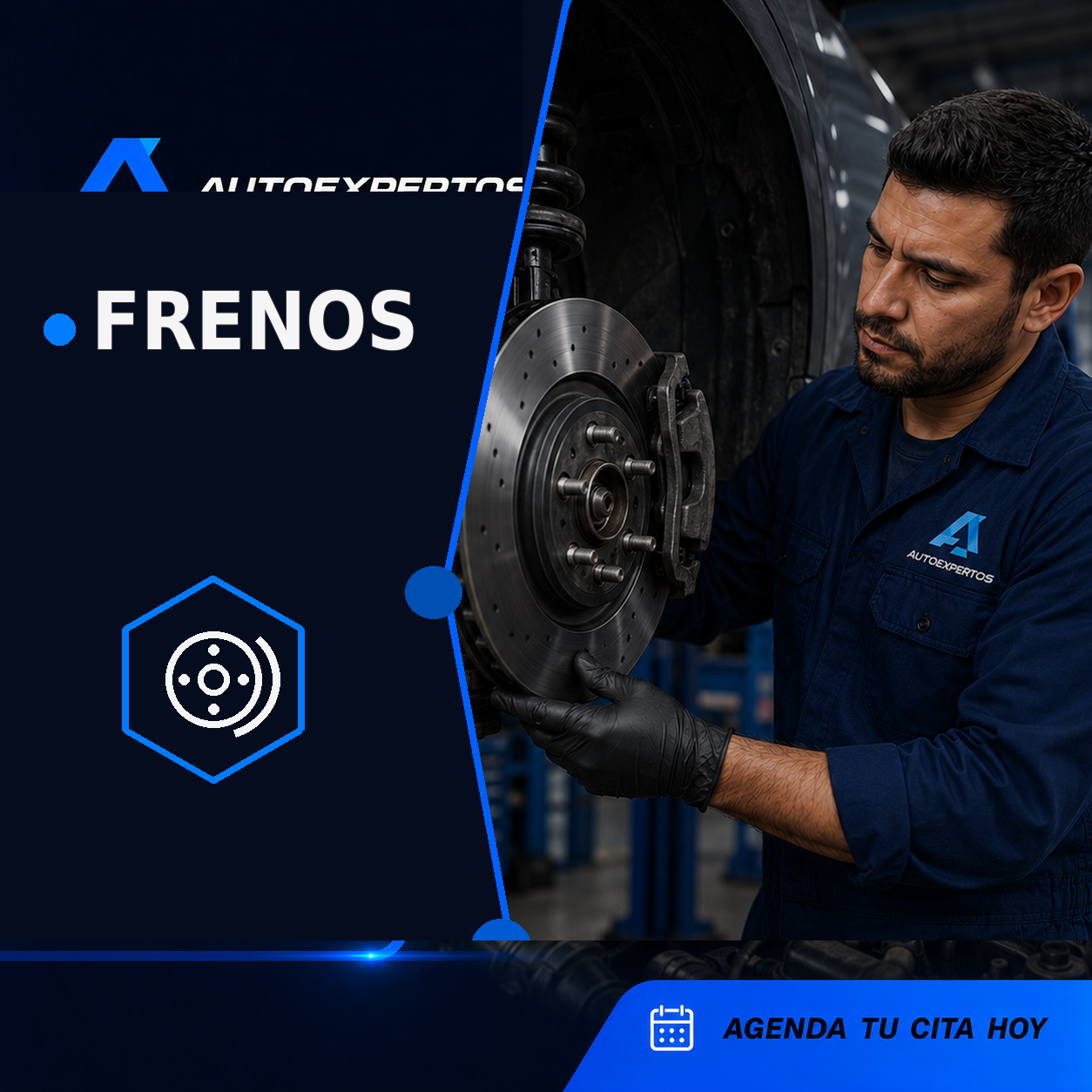 Inspección visual del sistema de frenos antes de la ITV