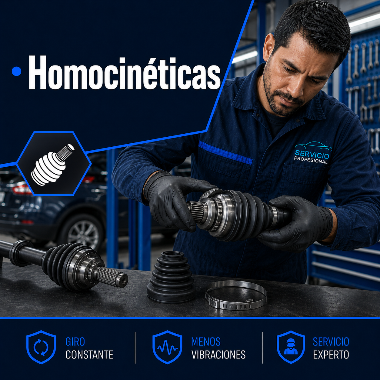 Juntas homocinéticas y transmisión en Talleres Benalúa