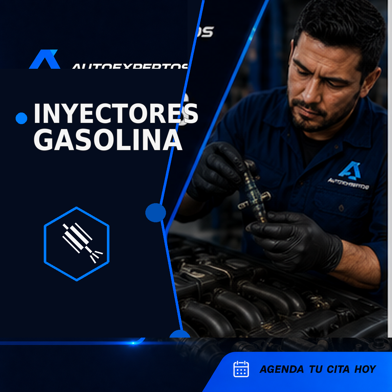 Inyectores de gasolina del sistema de alimentación