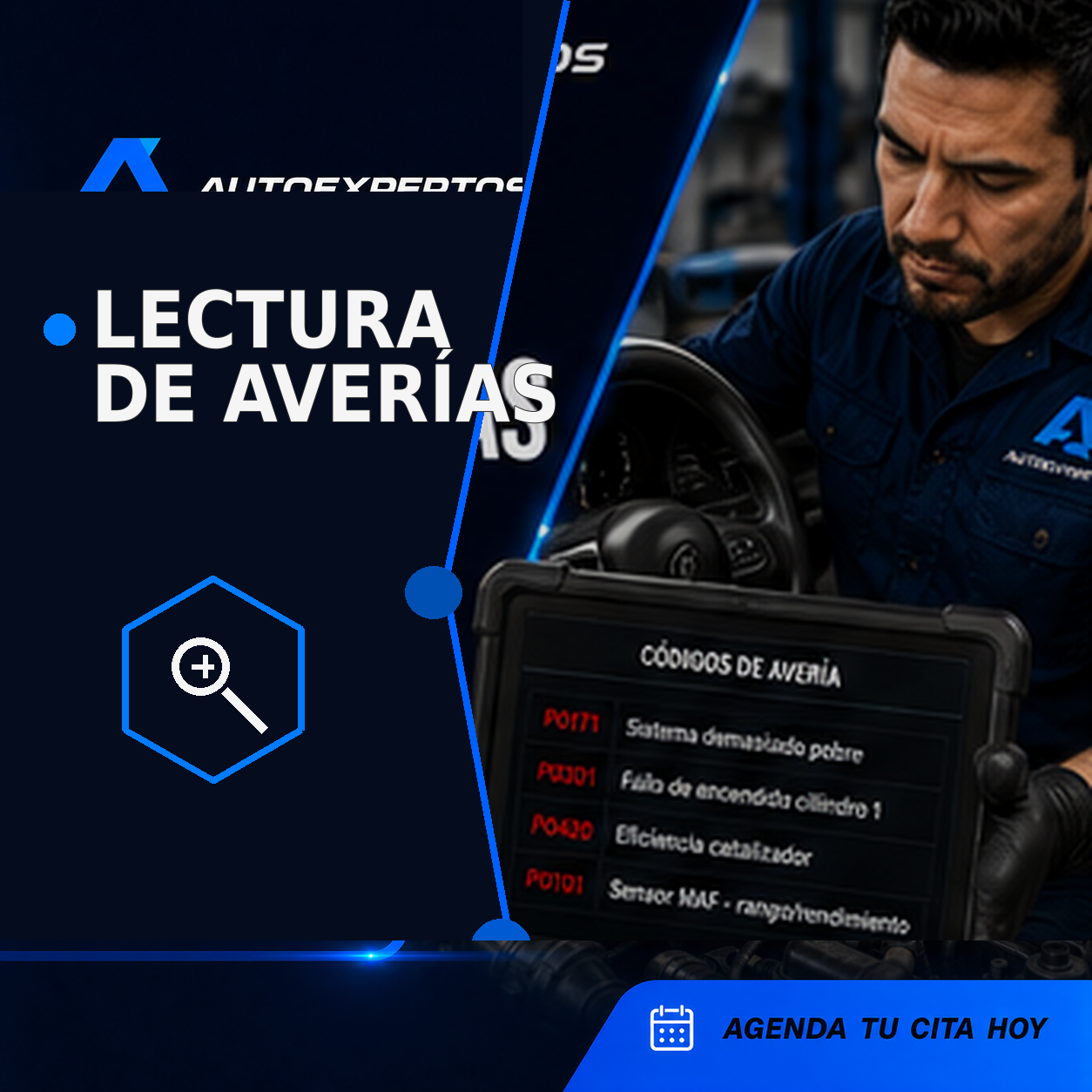 Lectura de códigos de avería en una unidad de control