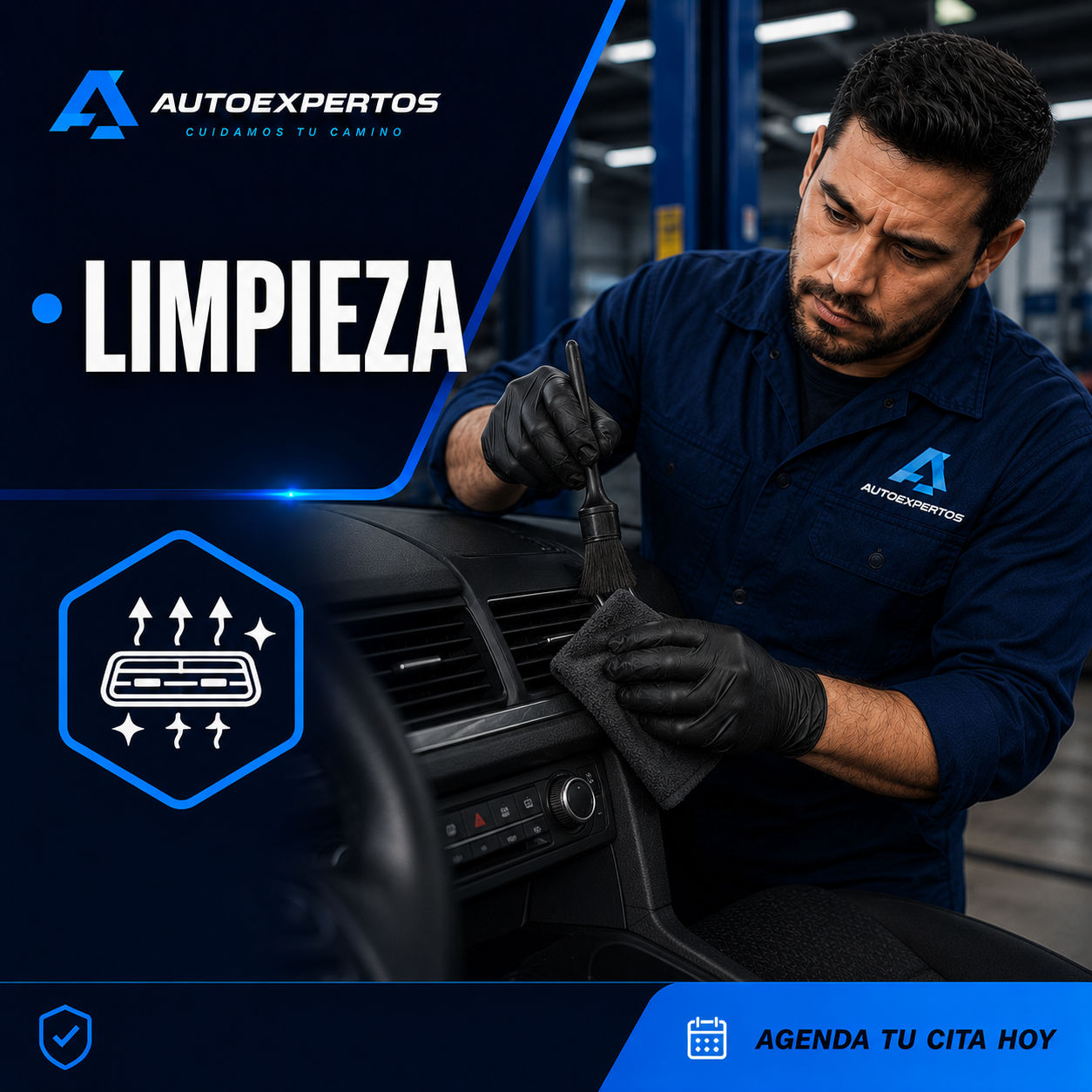 Limpieza de conductos y elementos del sistema de climatización