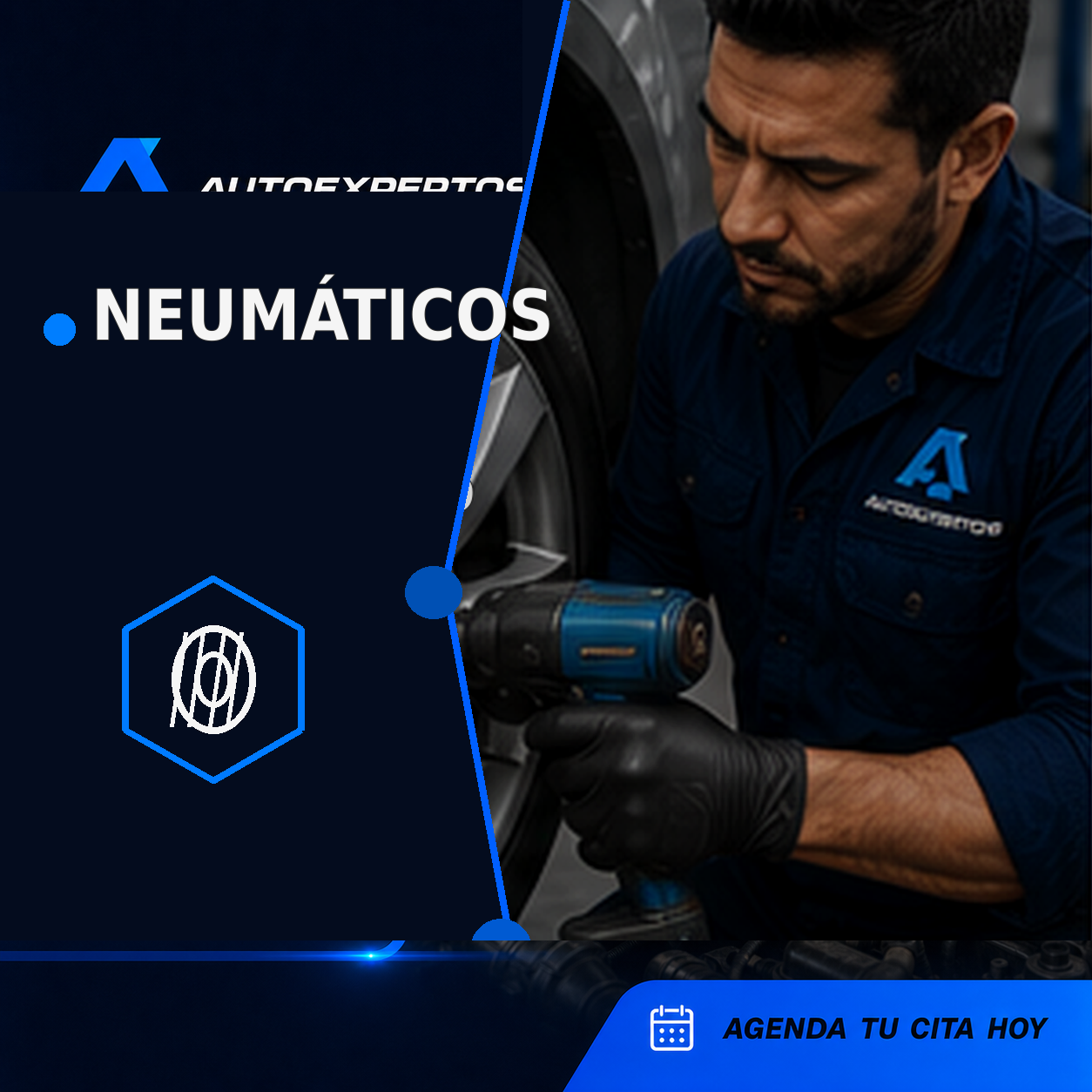 Comprobación del dibujo, flancos y estado de los neumáticos