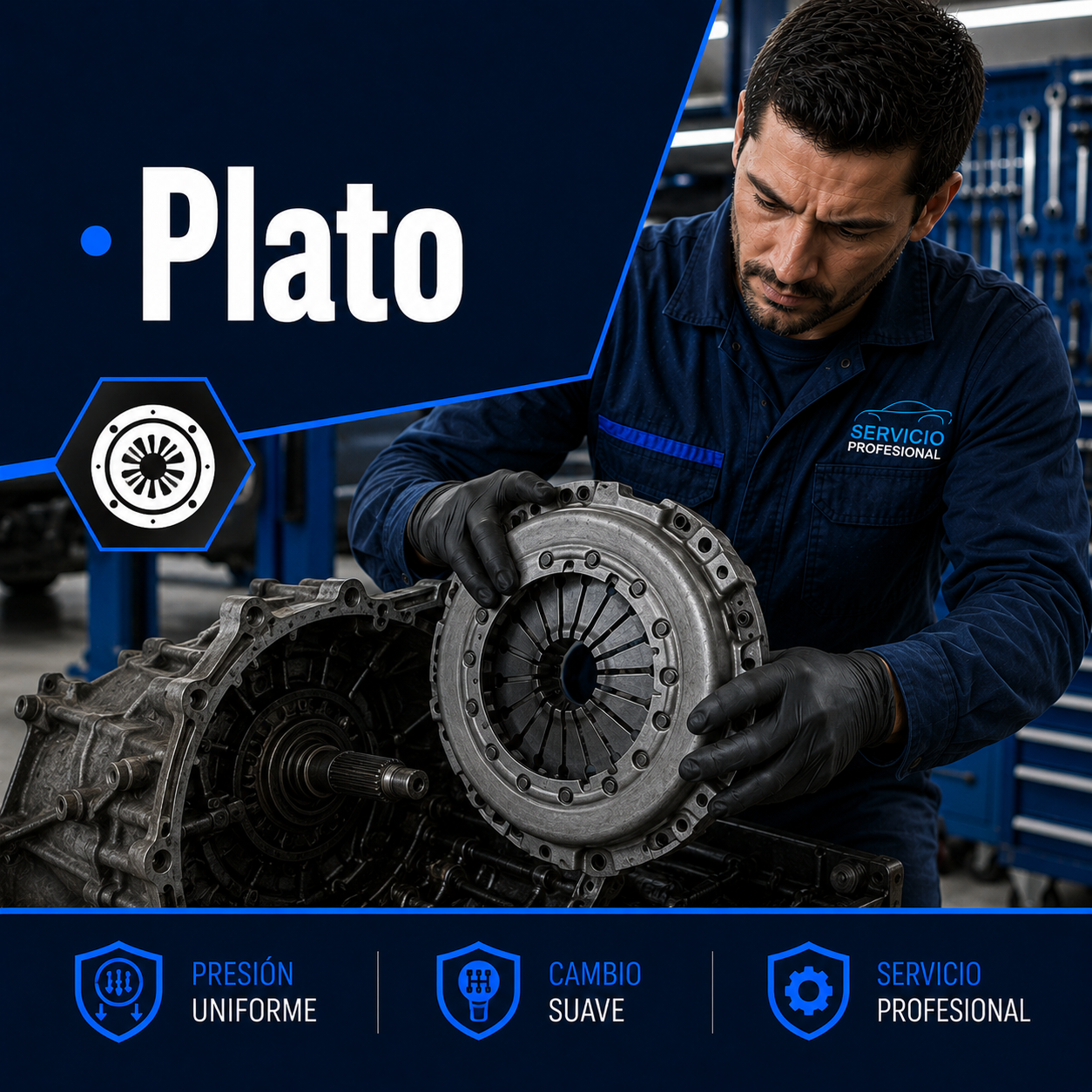 Plato de embrague y reparación de transmisión en Alicante
