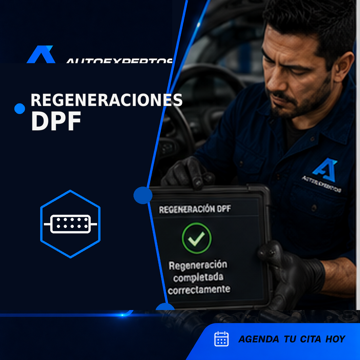 Comprobación y regeneración controlada del filtro de partículas