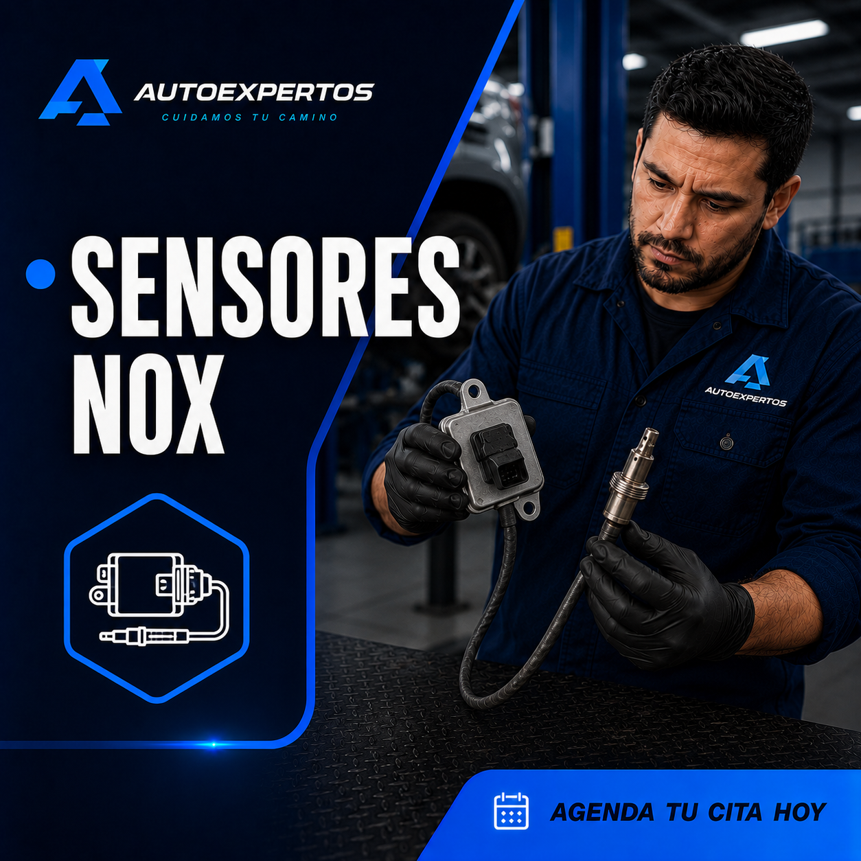 Sensor NOx del sistema de control de emisiones