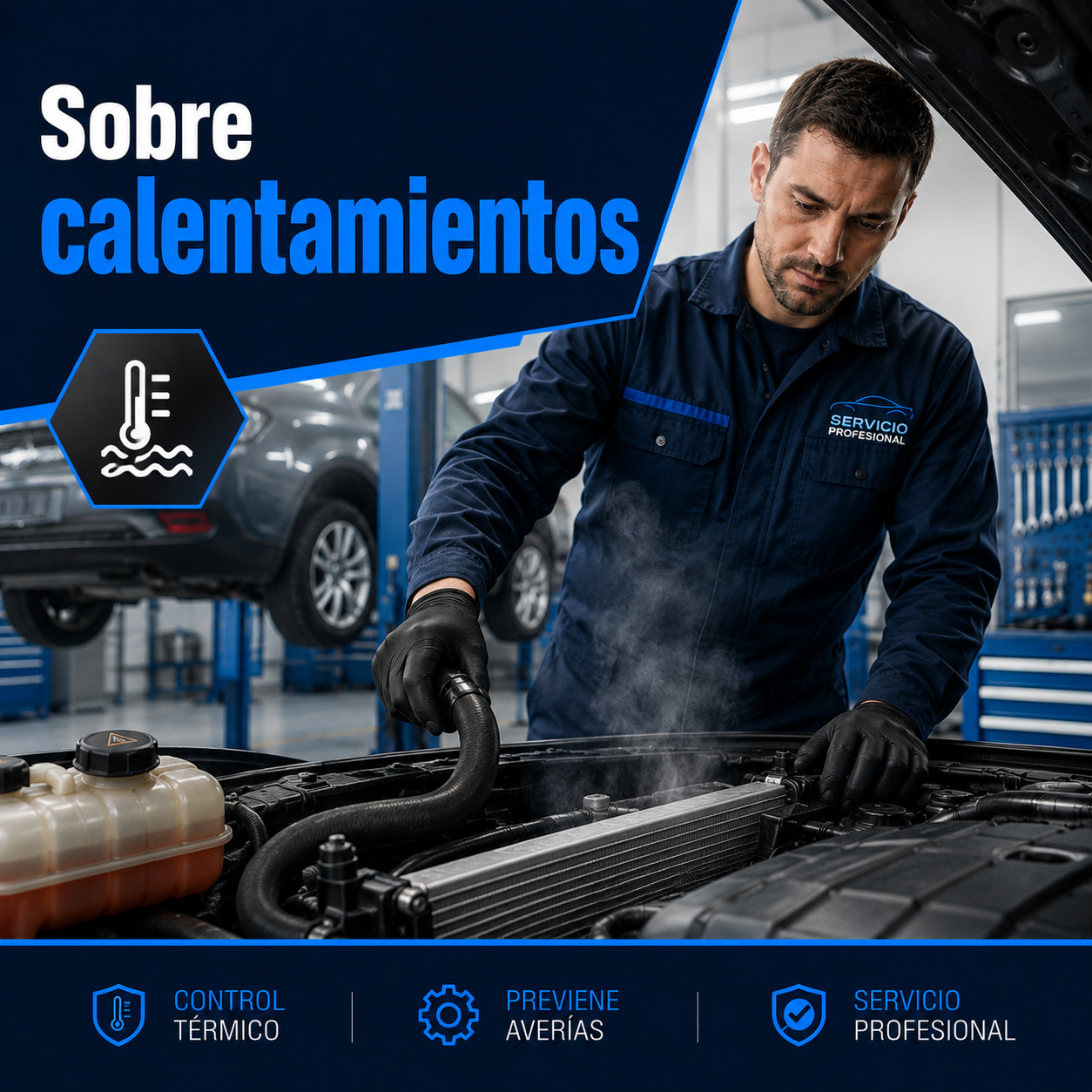 Diagnosis de un sobrecalentamiento del motor