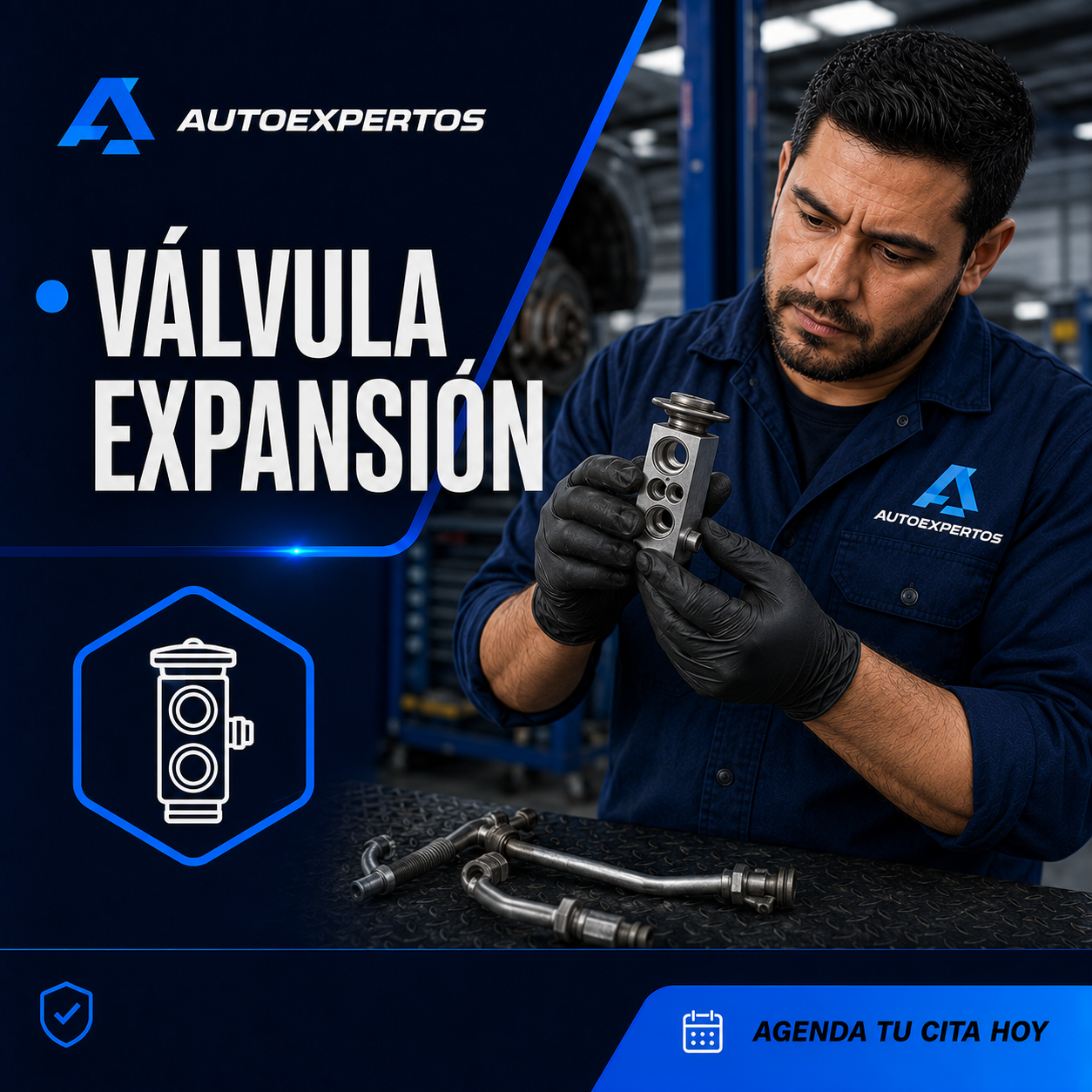 Válvula de expansión del sistema de aire acondicionado